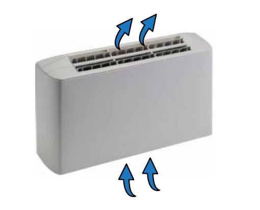 Вентилаторен конвектор за открит монтаж с долно засмукване FX – VA 430