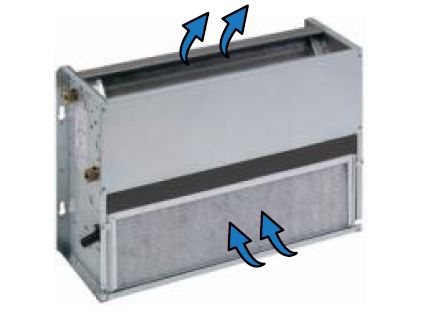 Вентилаторен конвектор за скрит монтаж с челно засмукване FX – CB 330